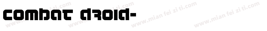 Combat Droid字体转换